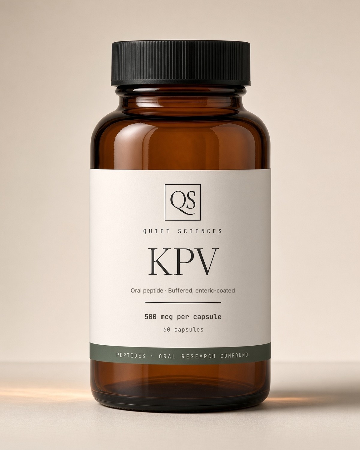 N-Acetyl KPV amber glass bottle